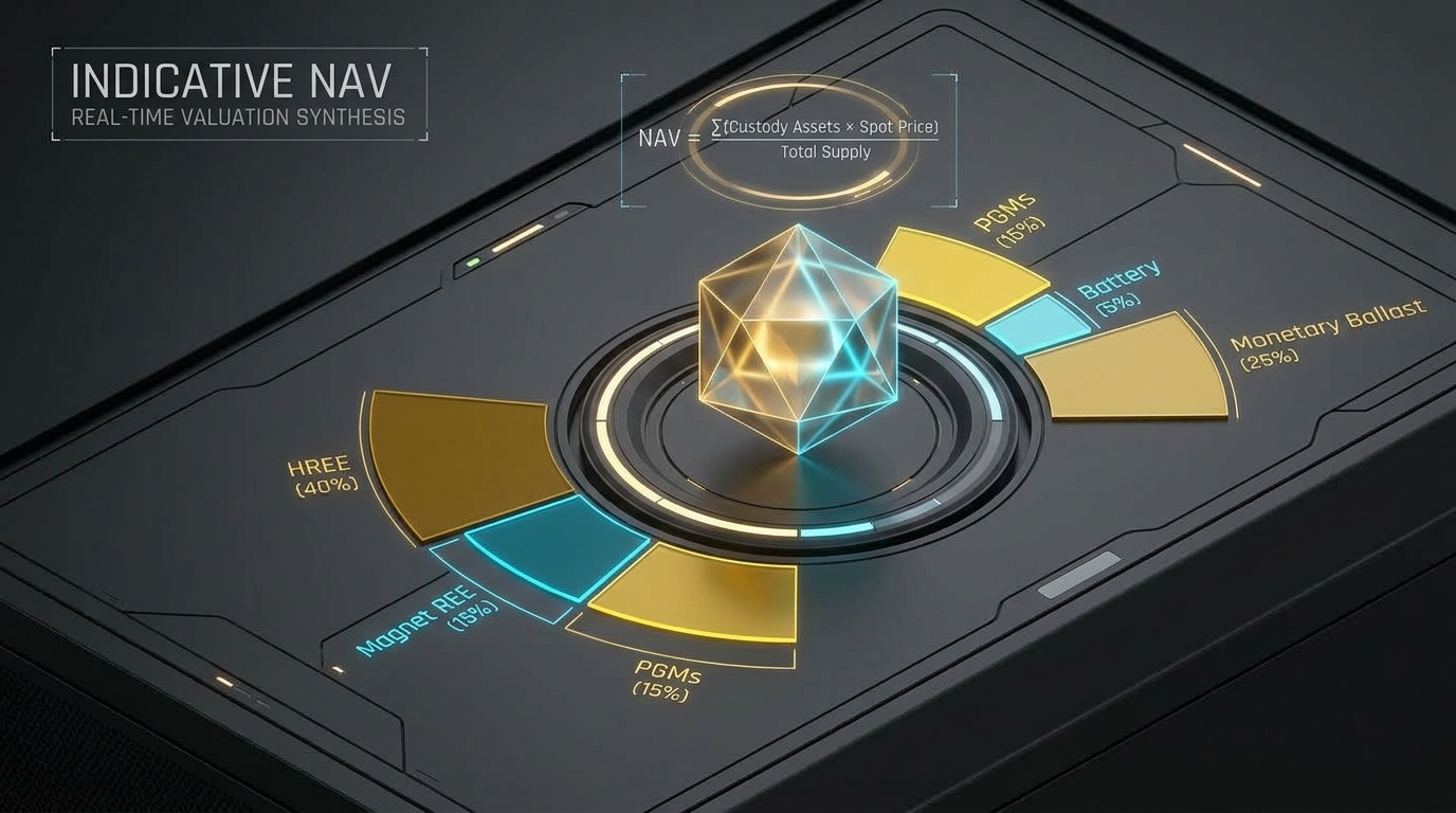 Digital 3D indicative NAV valuation telemetry